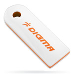 USB ����-���� - Digma Swing White&Orange - 2Gb